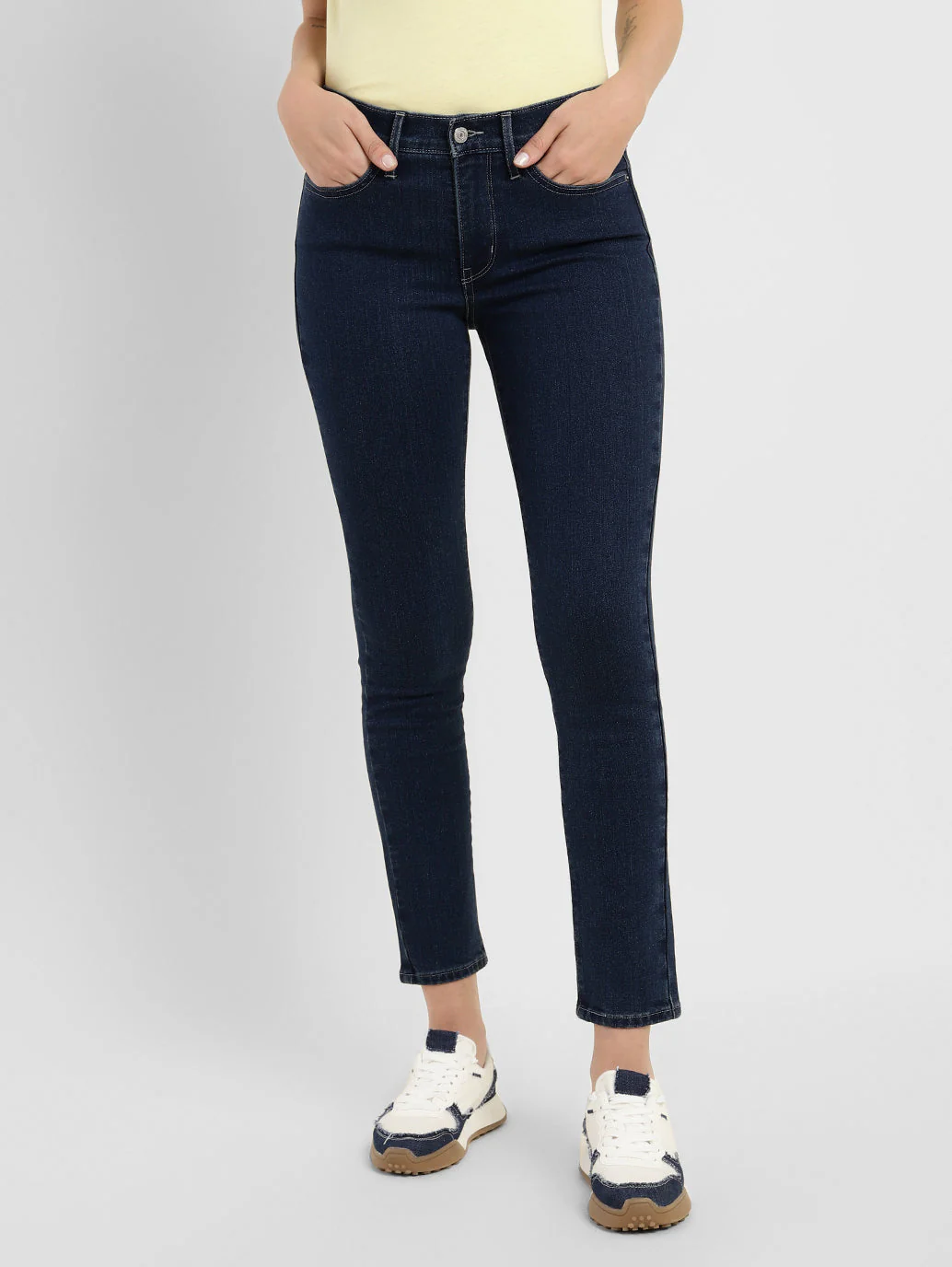 Women's 311 Blue Skinny Fit Mid Rise Jeans