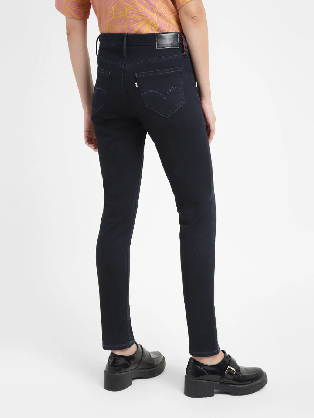 Women's 311 Black Skinny Fit Mid Rise Jeans - Image 3