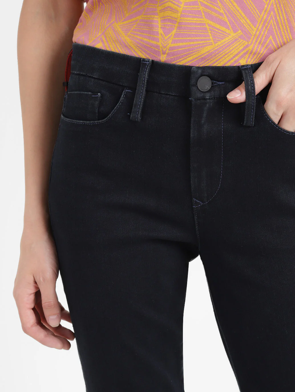 Women's 311 Black Skinny Fit Mid Rise Jeans - Image 5