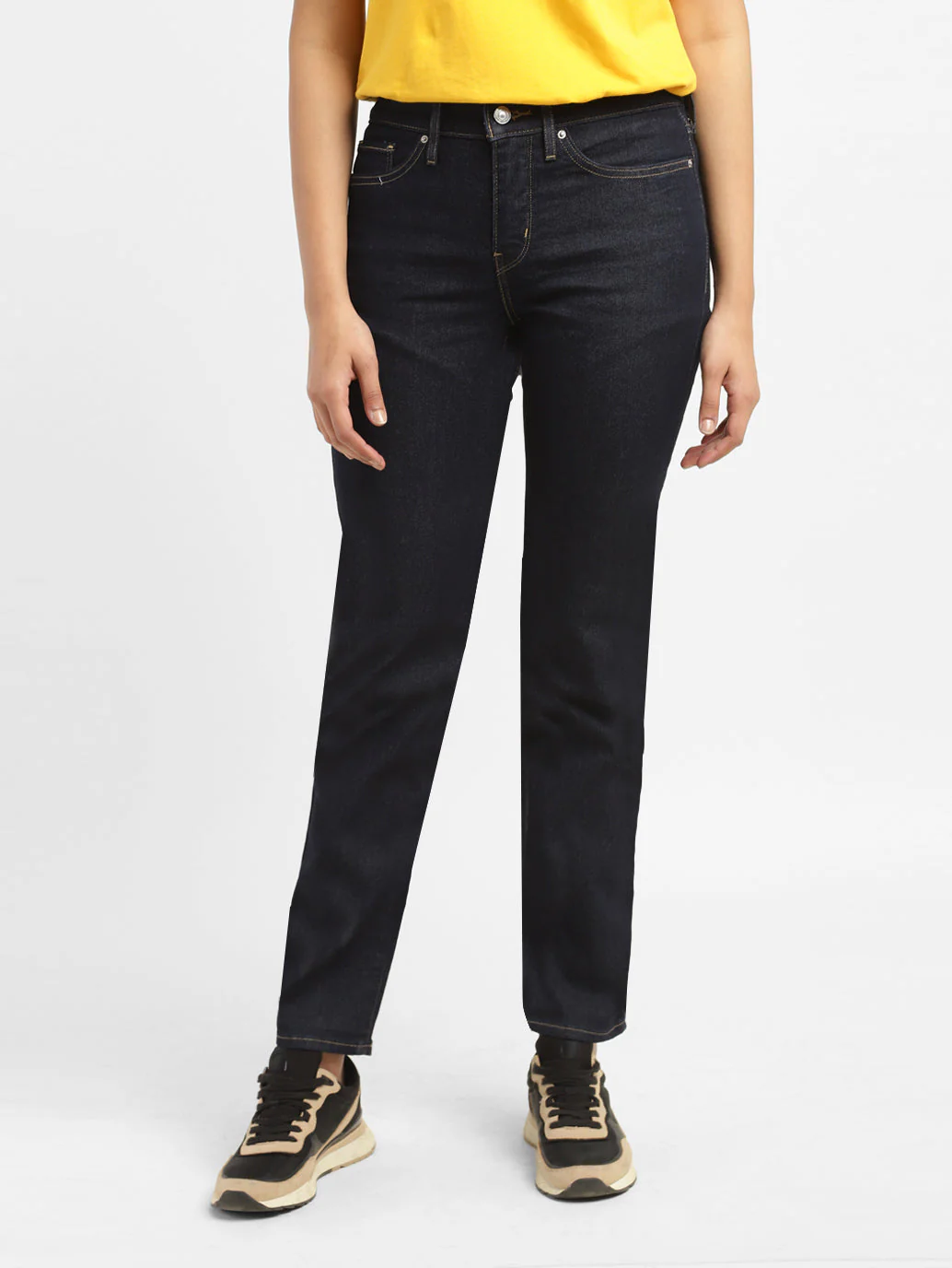 Women's 312 Indigo Straight Fit Mid Rise Jeans - Image 2