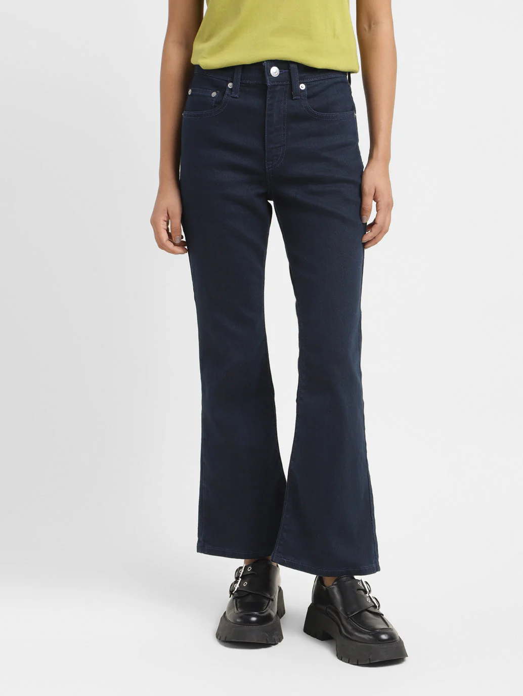 Women's 725 Blue Bootcut Fit High Rise Jeans