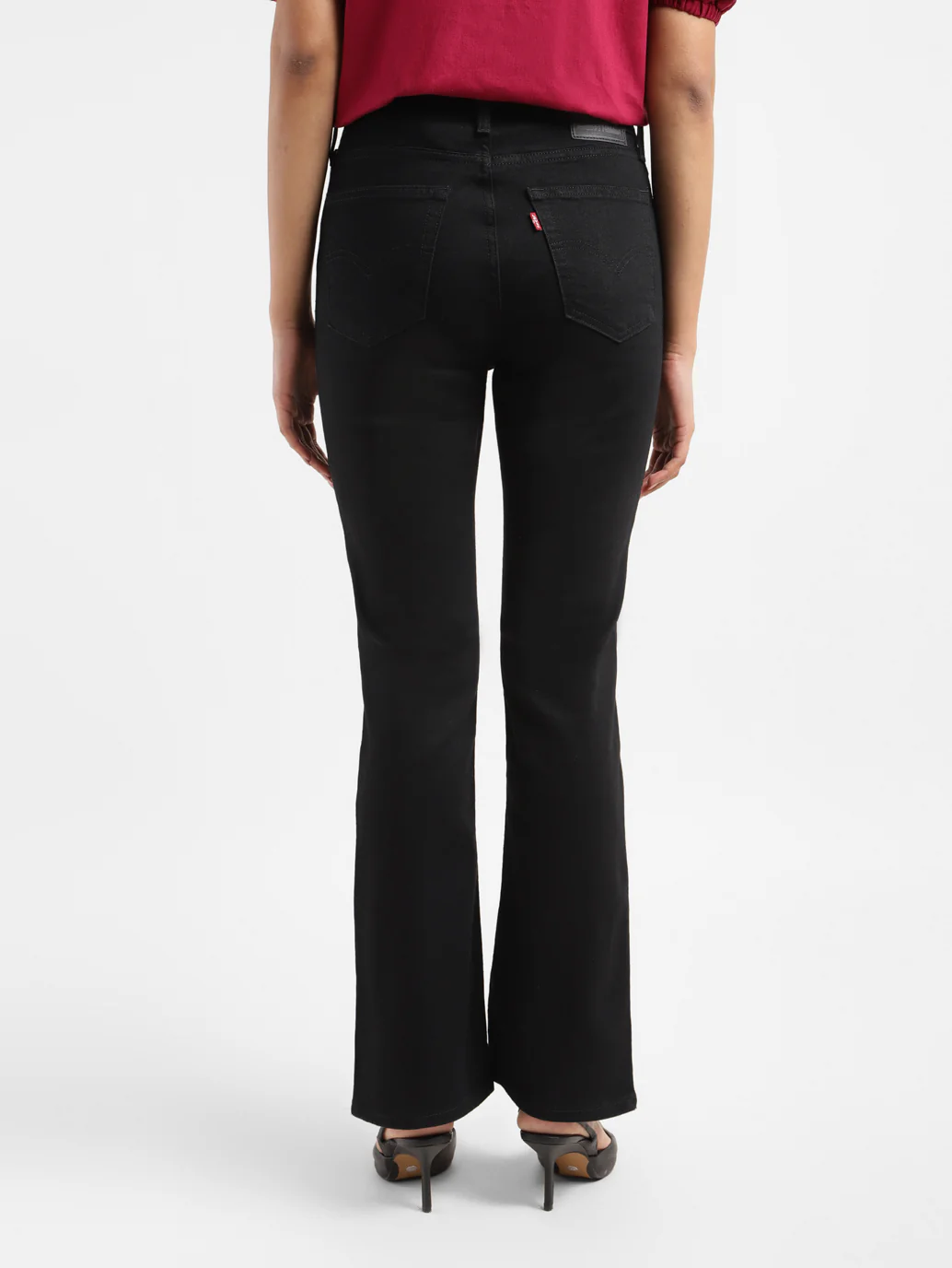 Women's 725 Black Bootcut Fit High Rise Jeans - Image 3