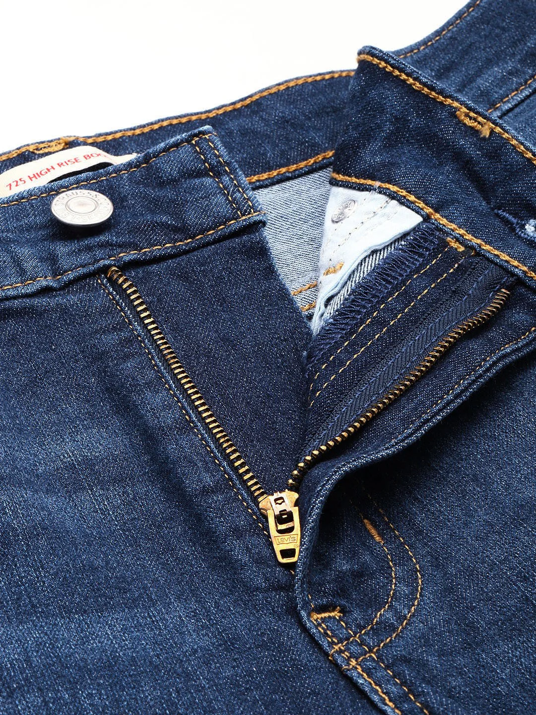 Women's 725 Blue Bootcut Fit High Rise Jeans - Image 5
