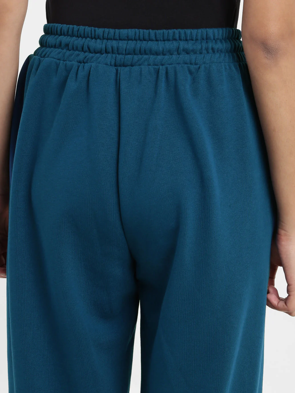 Women's Mid Rise Blue Regular Fit Joggers - Image 5