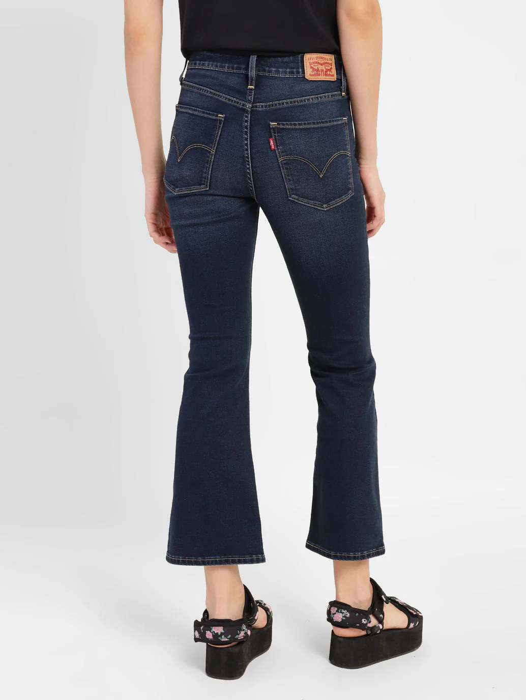 Women's 725 Blue Bootcut Fit High Rise Jeans - Image 3