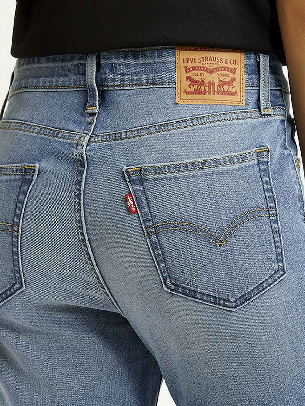 Women's 725 Med Indigo Bootcut Fit High Rise Jeans - Image 6