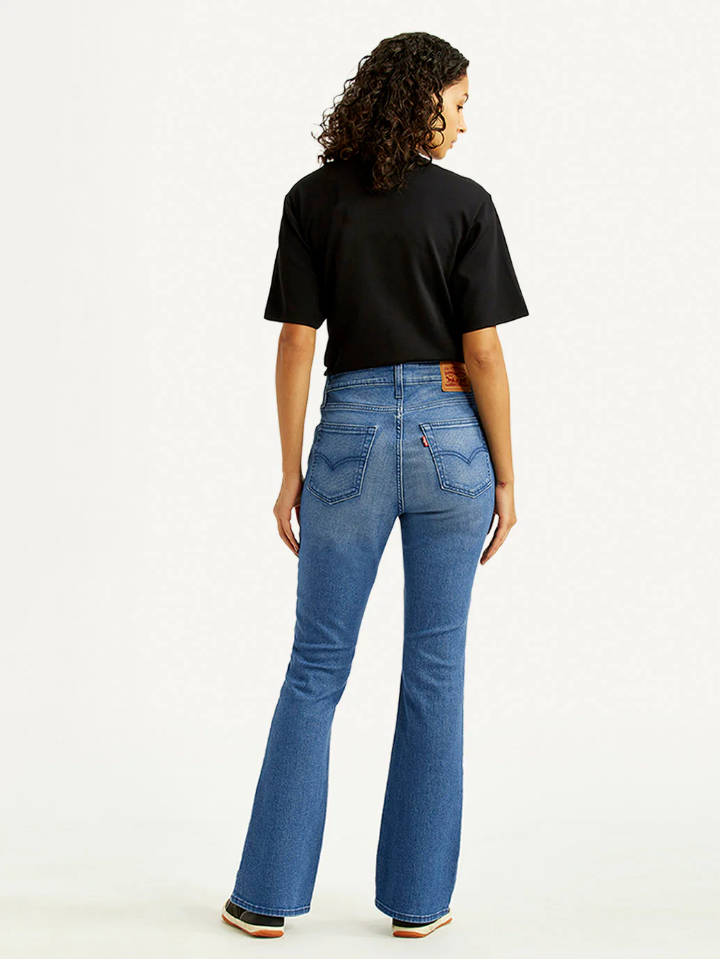 Women's 725 Med Indigo Bootcut Fit High Rise Jeans - Image 5