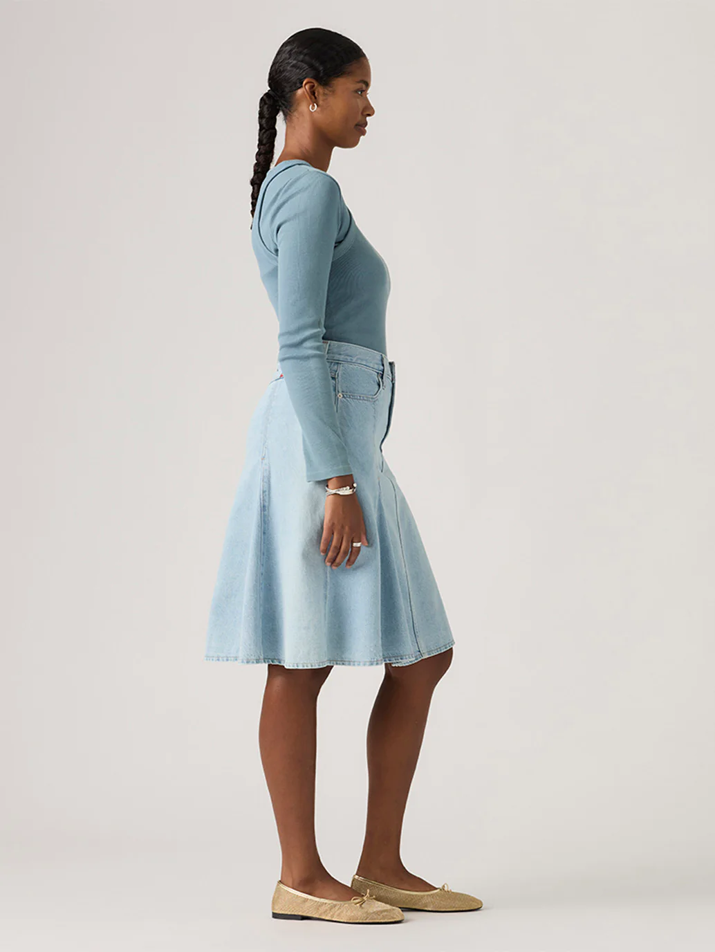 Levi's Women's Godet Knee Length Skirt - Image 5