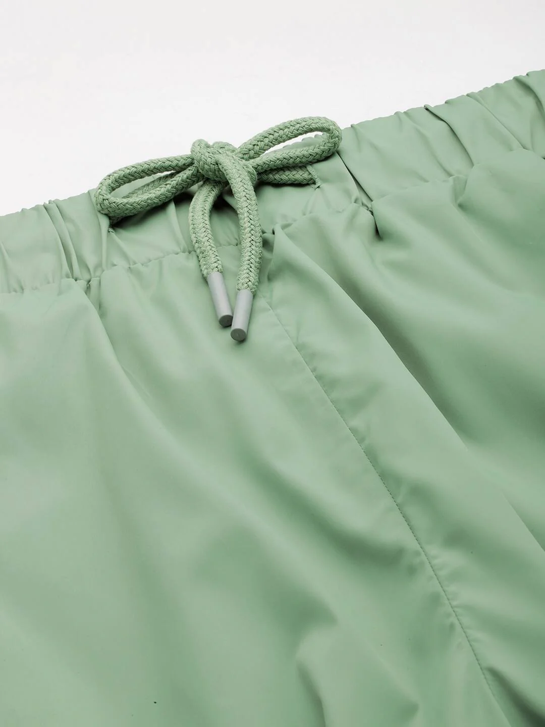 Women's Mid Rise Green Loose Tapered Fit Joggers - Image 5