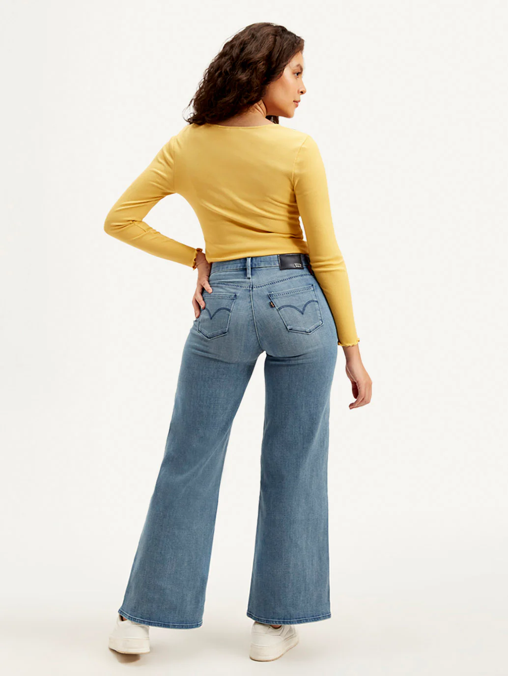 Women's Redloop 312 Blue Straight Fit Mid Rise Jeans - Image 3