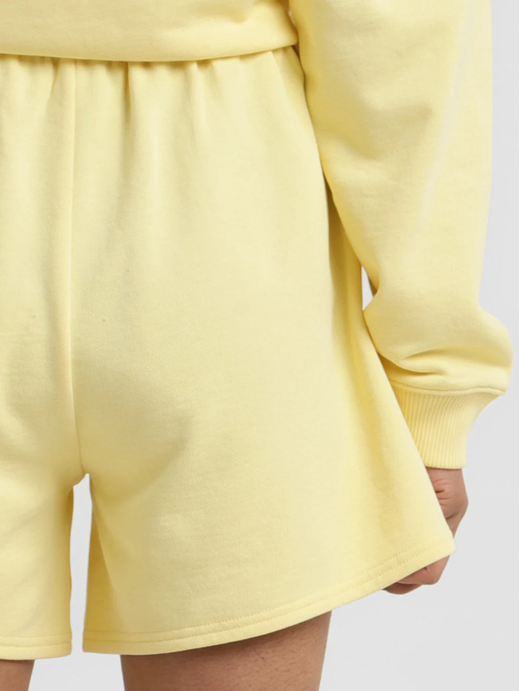Women's Mid Rise Yellow Regular Fit Shorts - Image 5