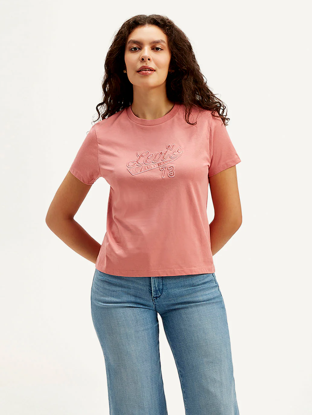 Women's Patchwork Crew Neck T-shirt - Image 2