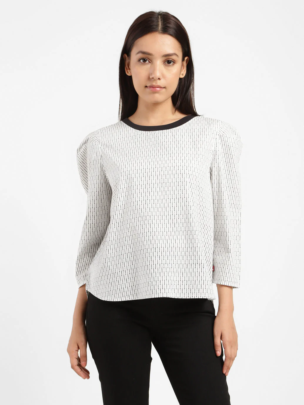 Women's Printed Crew Neck Top - Image 4