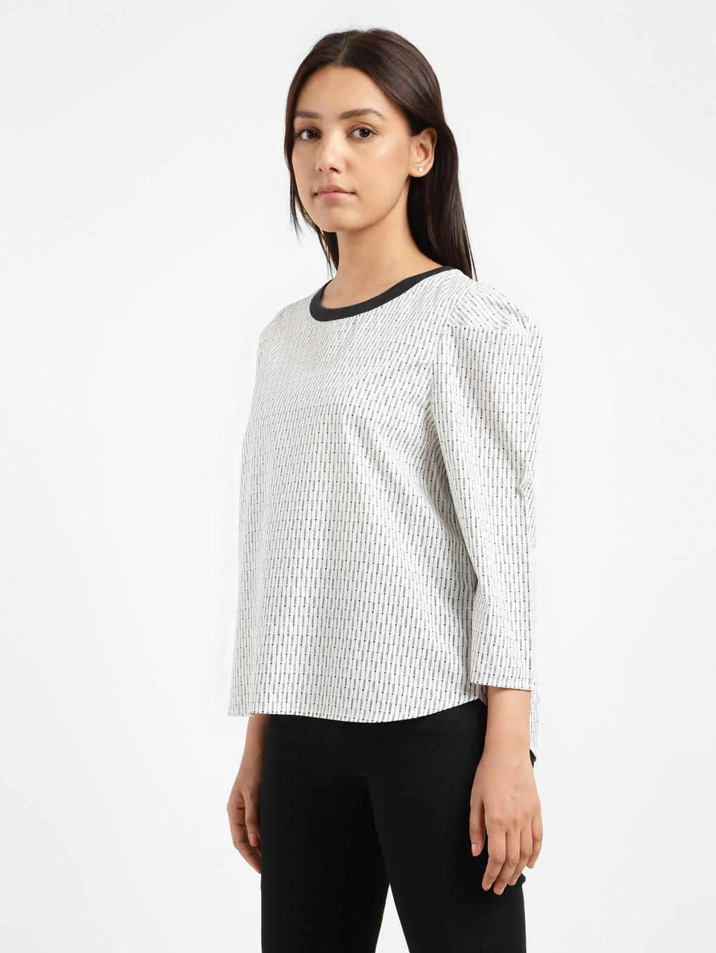 Women's Printed Crew Neck Top - Image 7