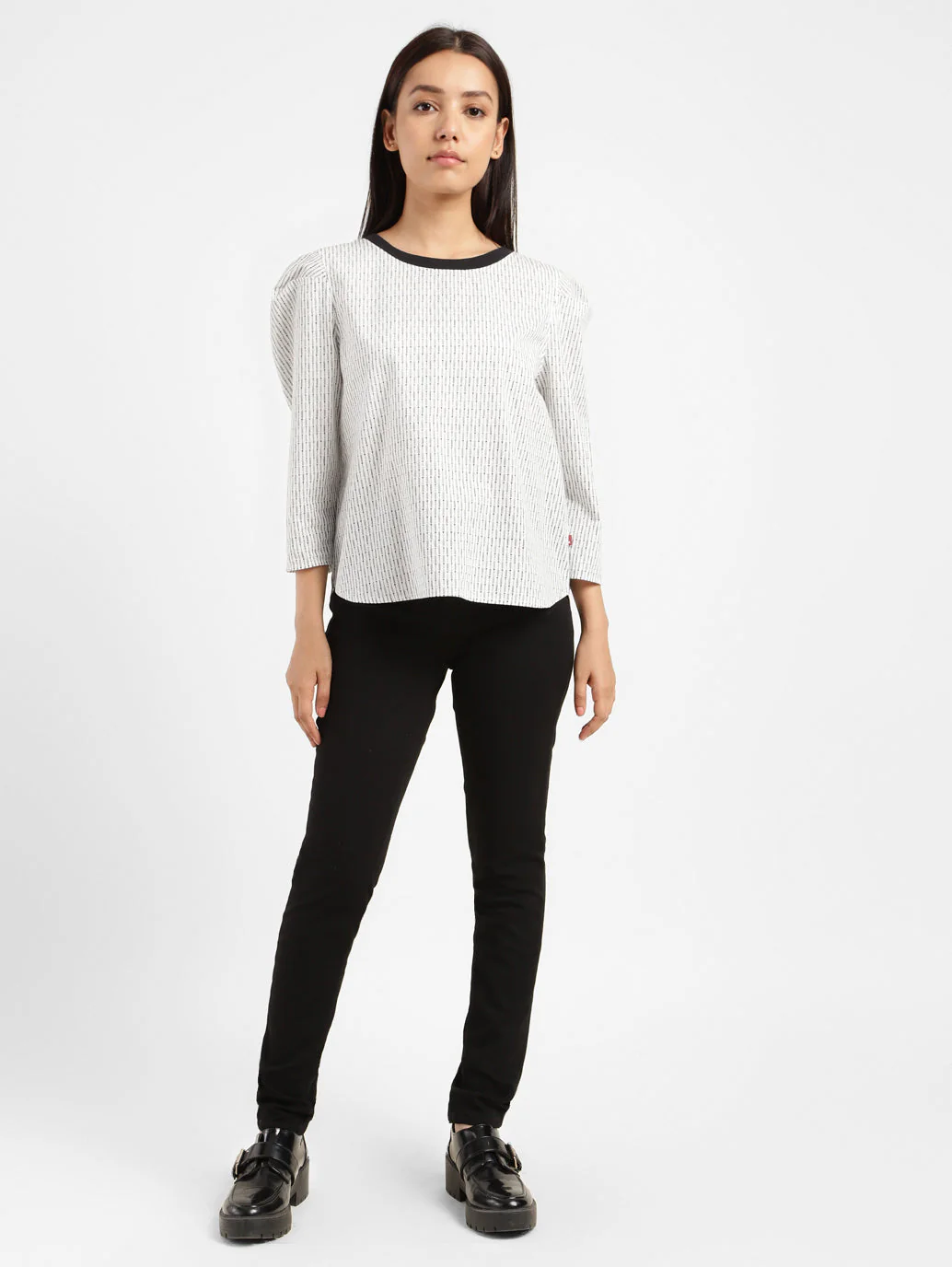 Women's Printed Crew Neck Top - Image 8