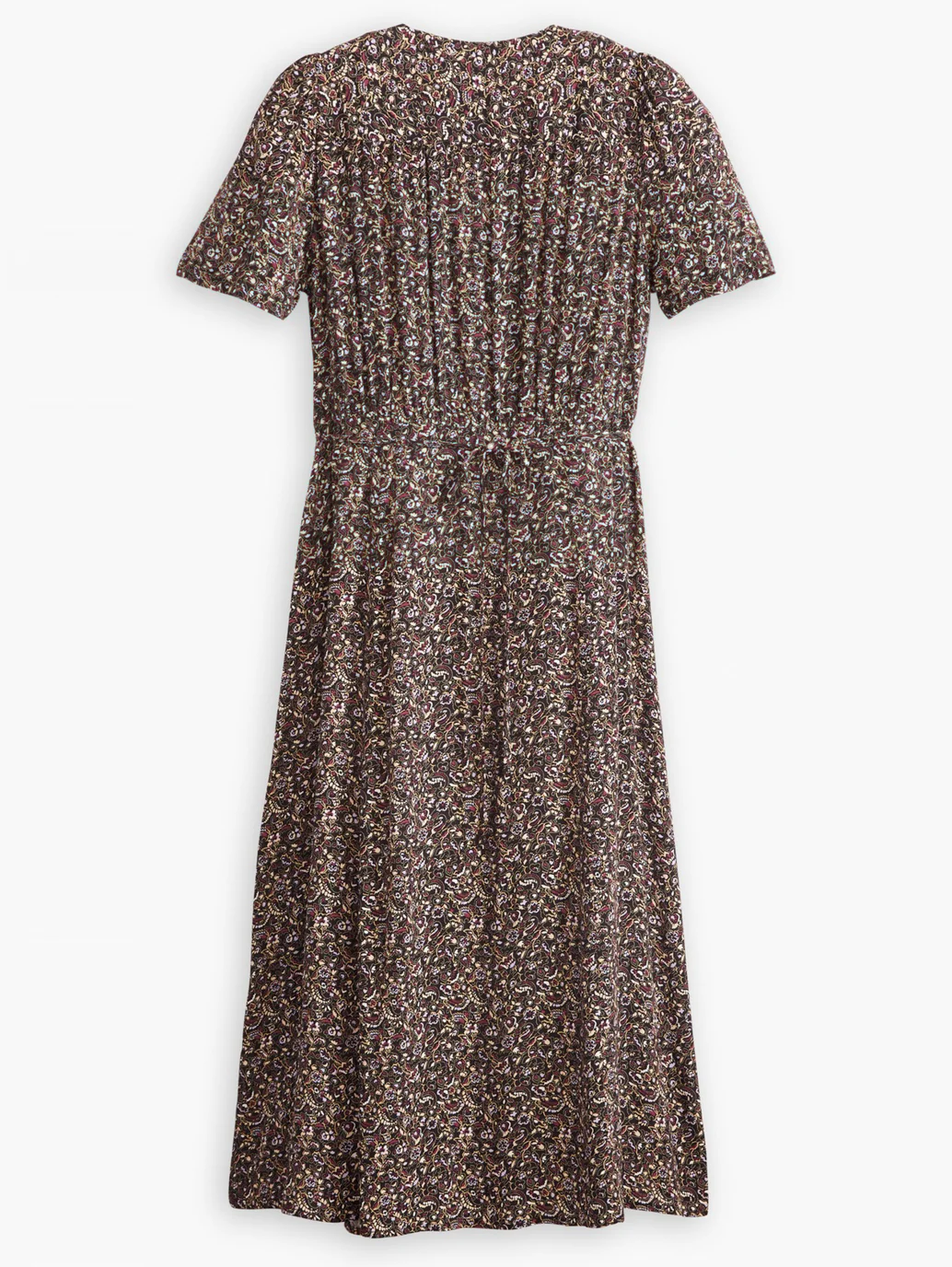 Women's Printed Multicolor Crew Neck Dress - Image 6