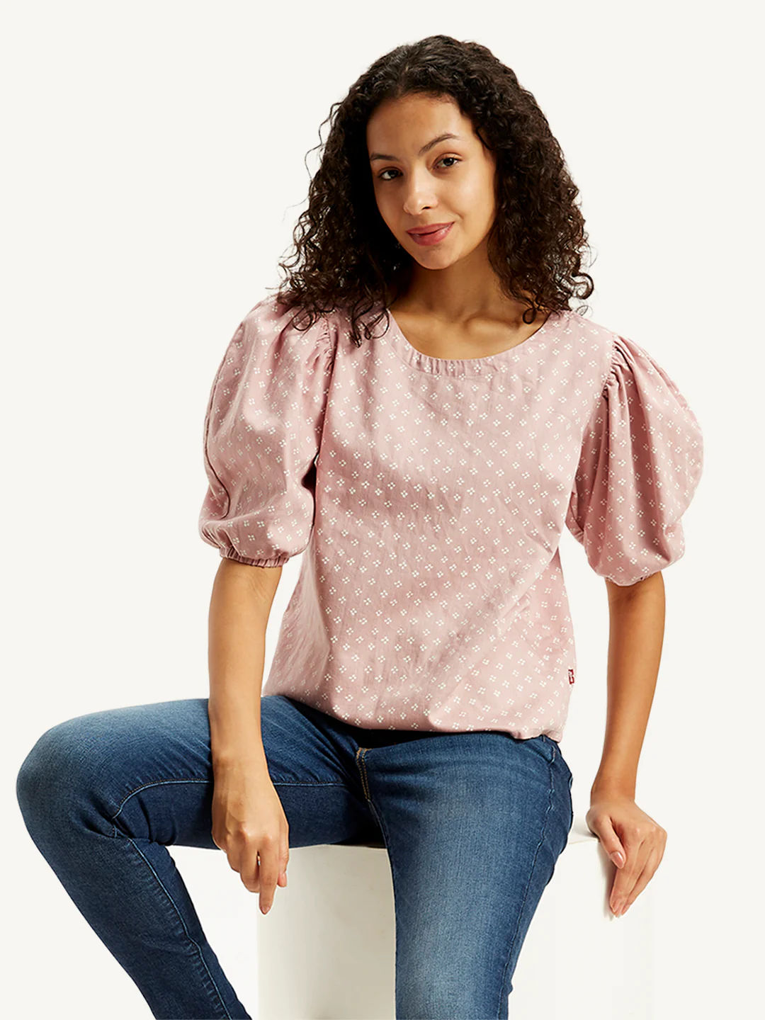 Women's Printed Regular Fit Top - Image 5