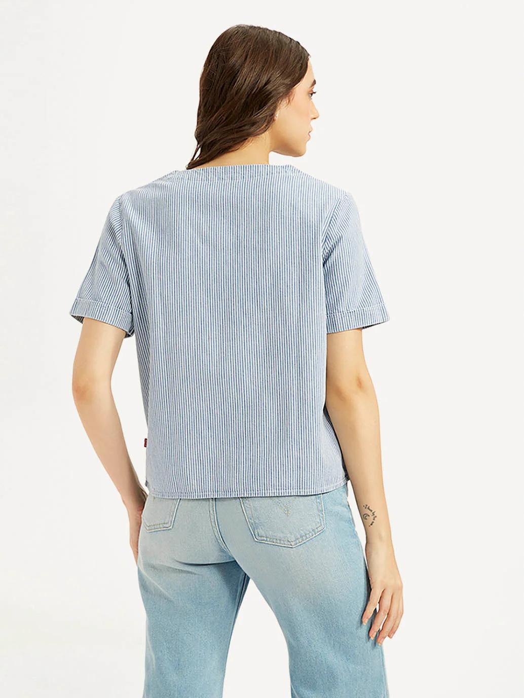 Women's Striped Regular Fit Shirt - Image 3