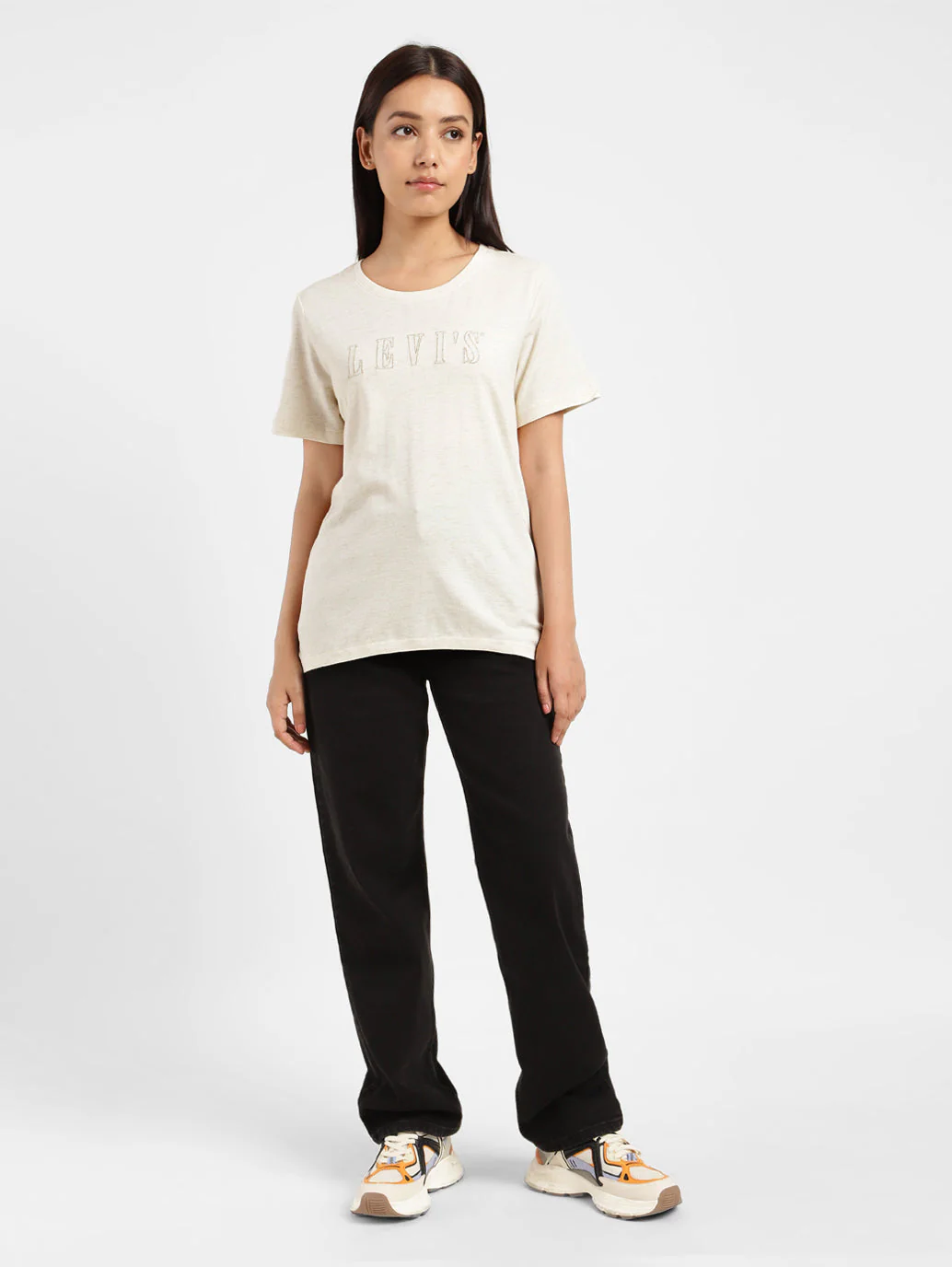 Women's Brand Logo Crew Neck T-shirt - Image 8