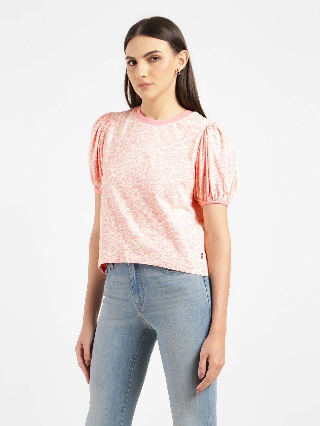 Women's Printed Crew Neck Top - Image 4