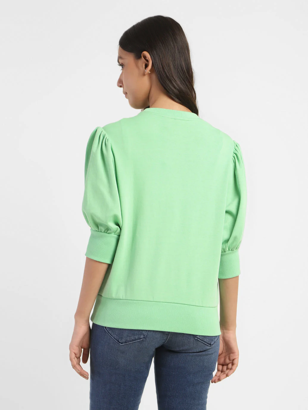 Women's Solid Round Neck Top - Image 3