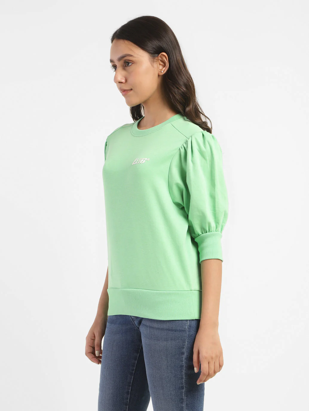 Women's Solid Round Neck Top - Image 4