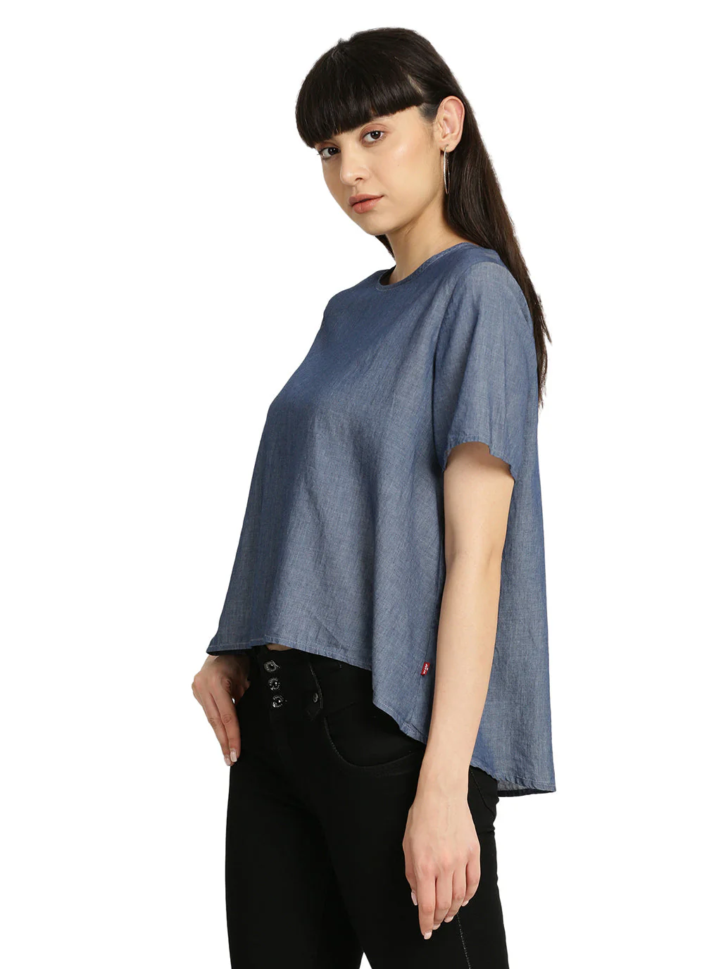 Women's Solid Round Neck Top - Image 8