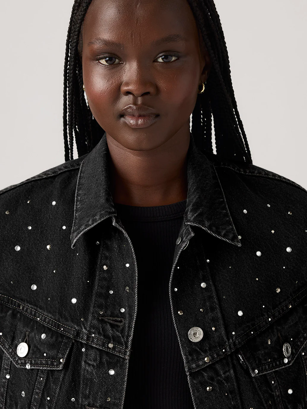 Women's Shrunken '90s Trucker Vest - Image 4