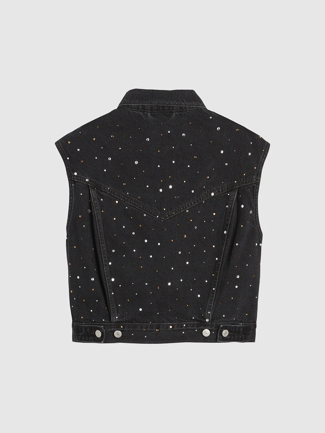 Women's Shrunken '90s Trucker Vest - Image 6