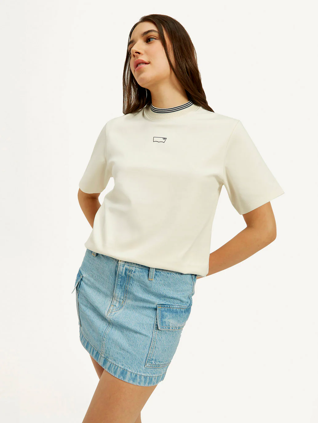 Women's Solid Crew Neck T-shirt