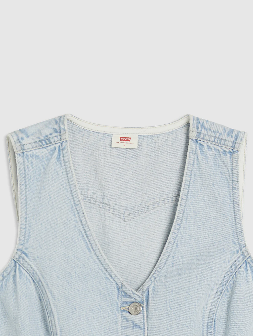 Women's Solid Light Blue Mini Dress - Image 3
