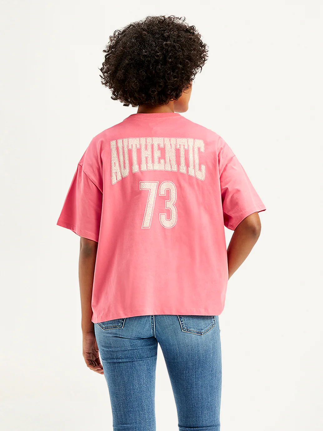 Women's Solid Loose Fit T-Shirt - Image 4