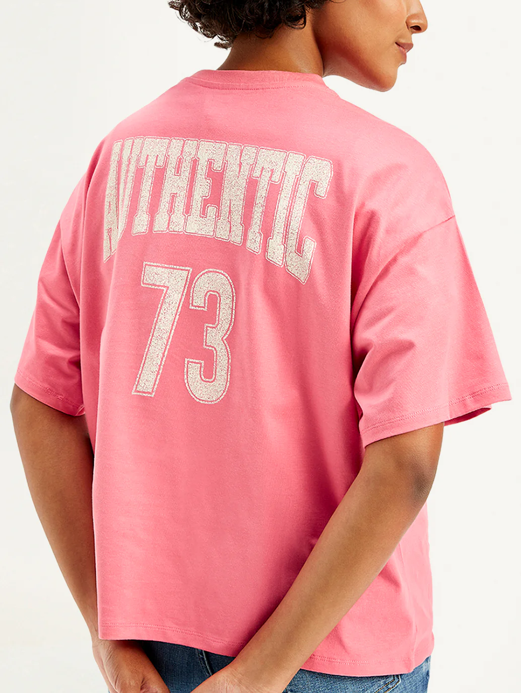 Women's Solid Loose Fit T-Shirt - Image 5