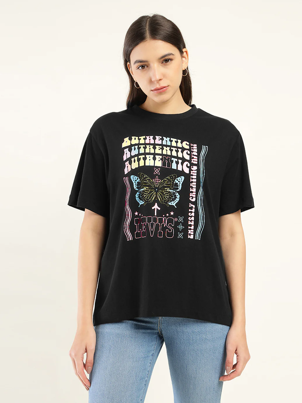 Women's Graphic Oversized T-Shirt - Image 2