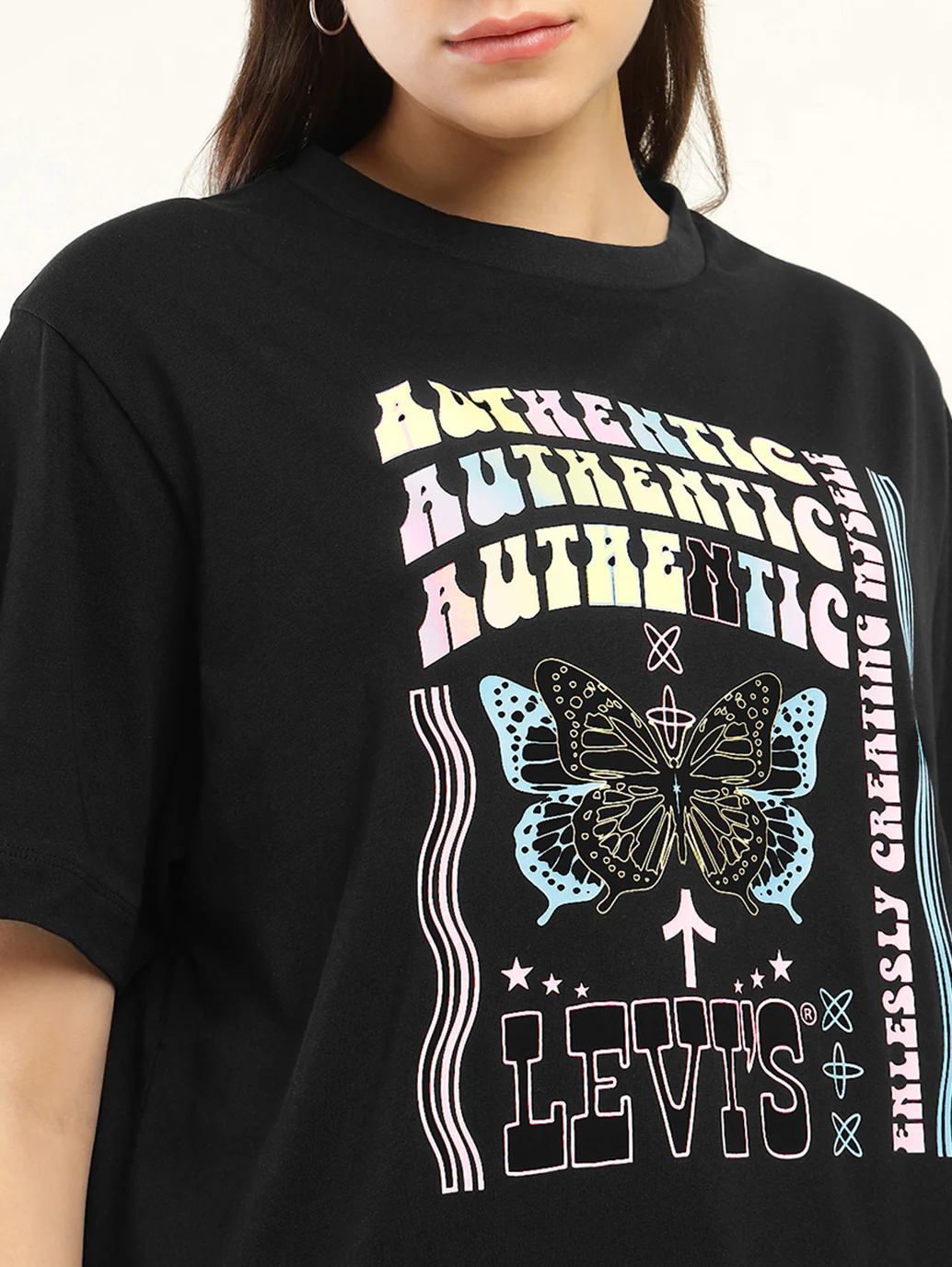 Women's Graphic Oversized T-Shirt - Image 4