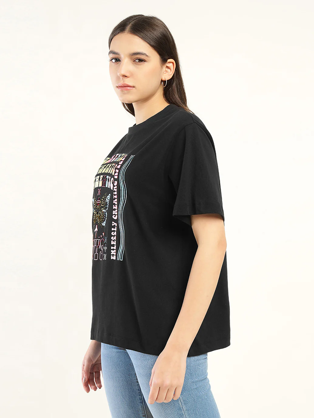 Women's Graphic Oversized T-Shirt - Image 5