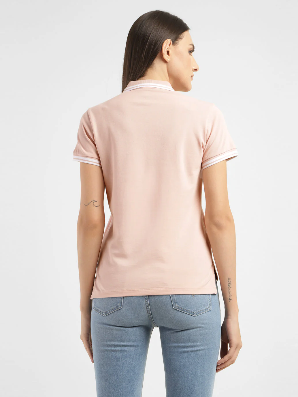 Women's Solid Polo T-shirt - Image 3