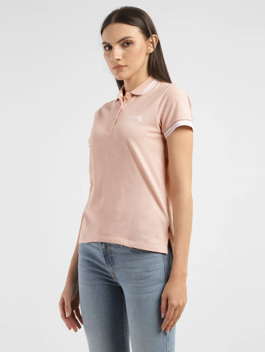 Women's Solid Polo T-shirt - Image 4