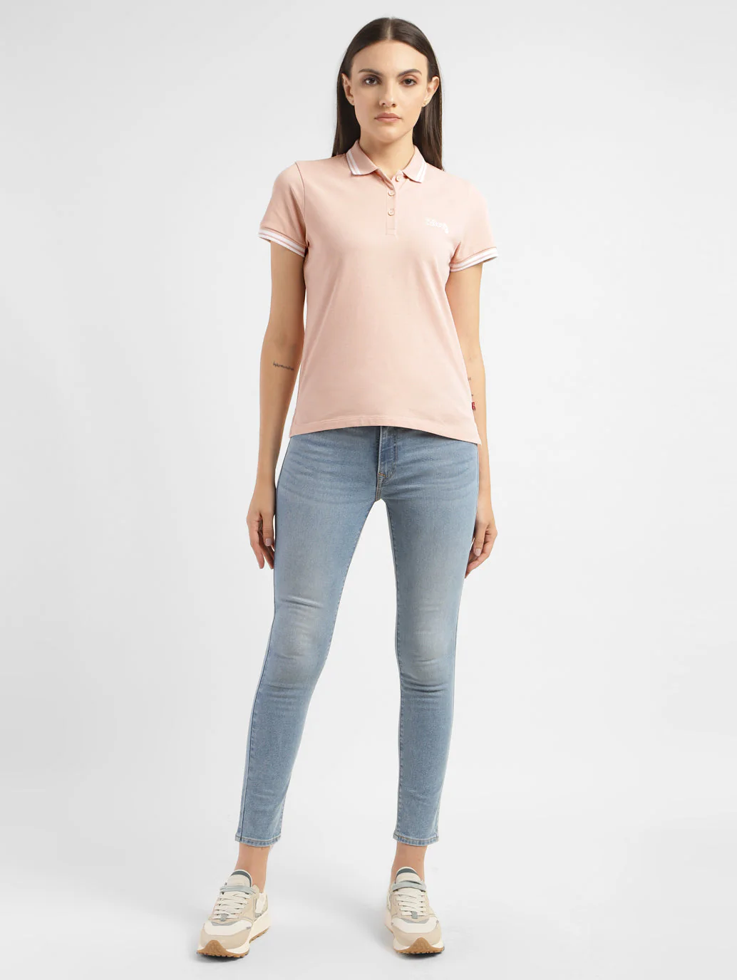 Women's Solid Polo T-shirt - Image 6