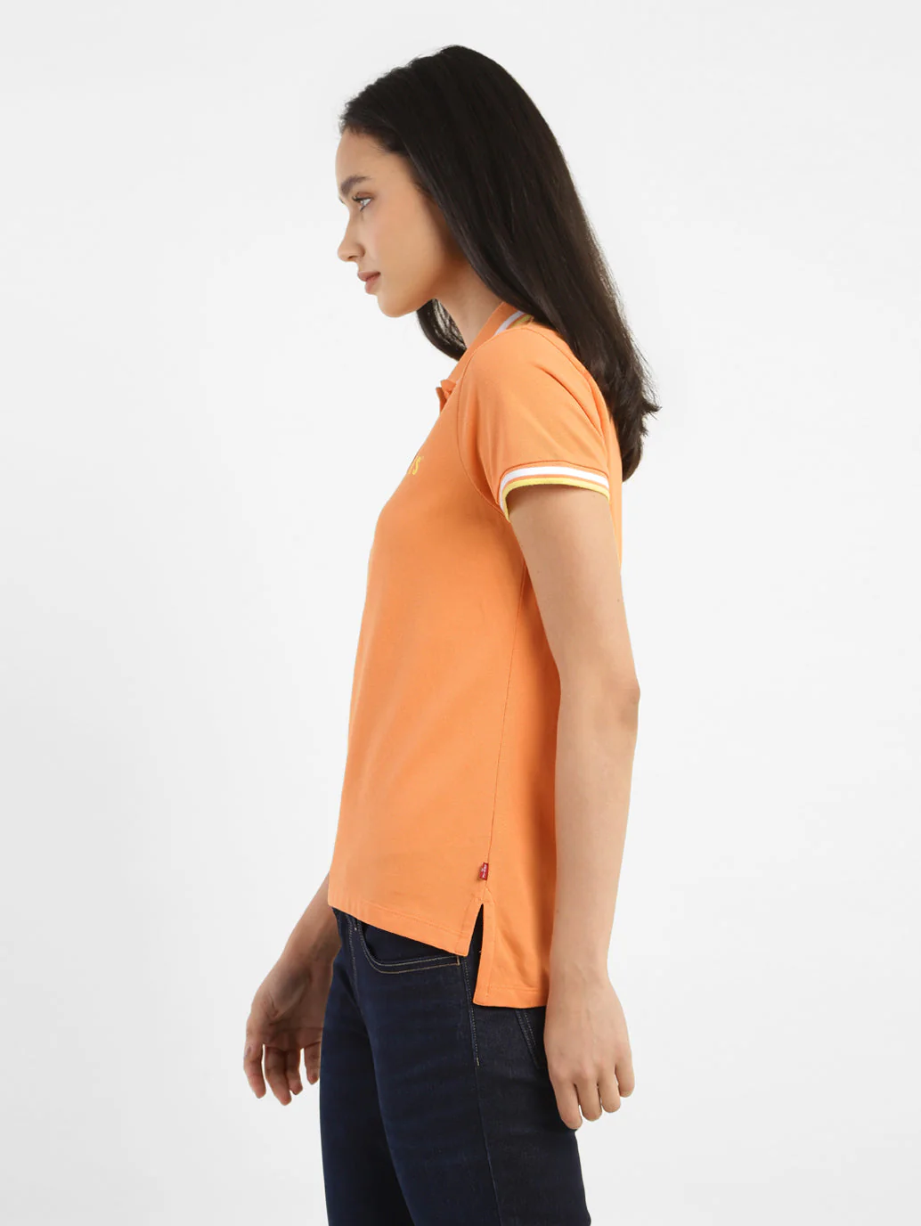 Women's Solid Polo T-shirt - Image 4