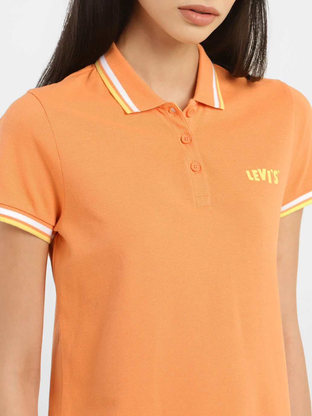Women's Solid Polo T-shirt - Image 5