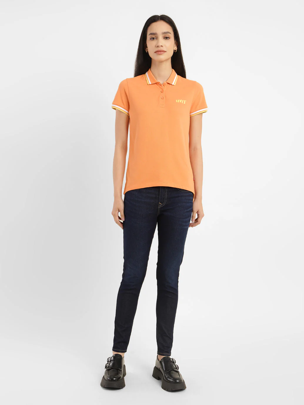 Women's Solid Polo T-shirt - Image 6