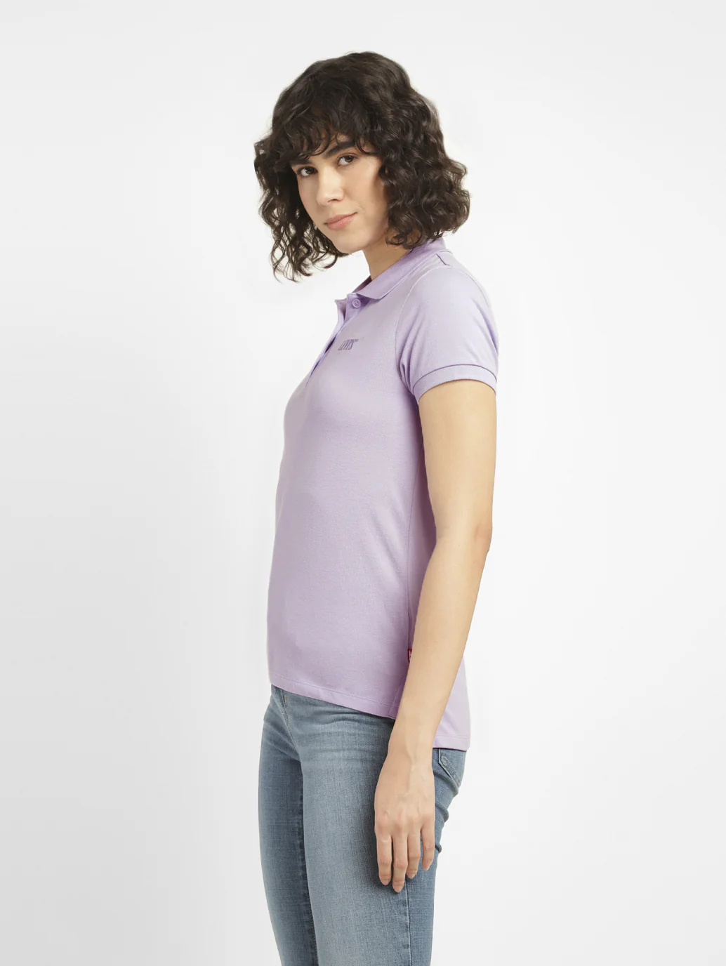 Women's Solid Polo T-shirt - Image 3