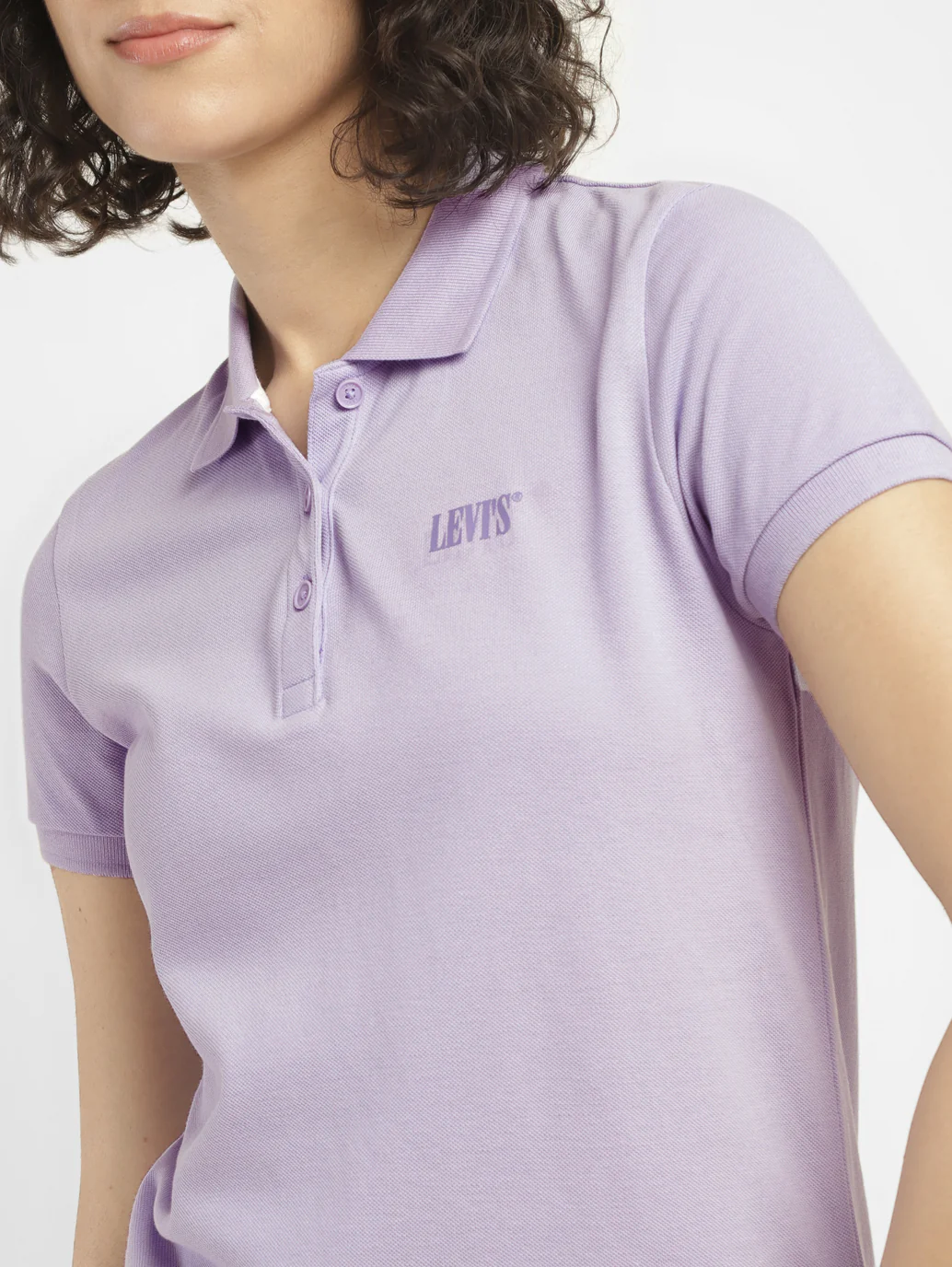 Women's Solid Polo T-shirt - Image 4