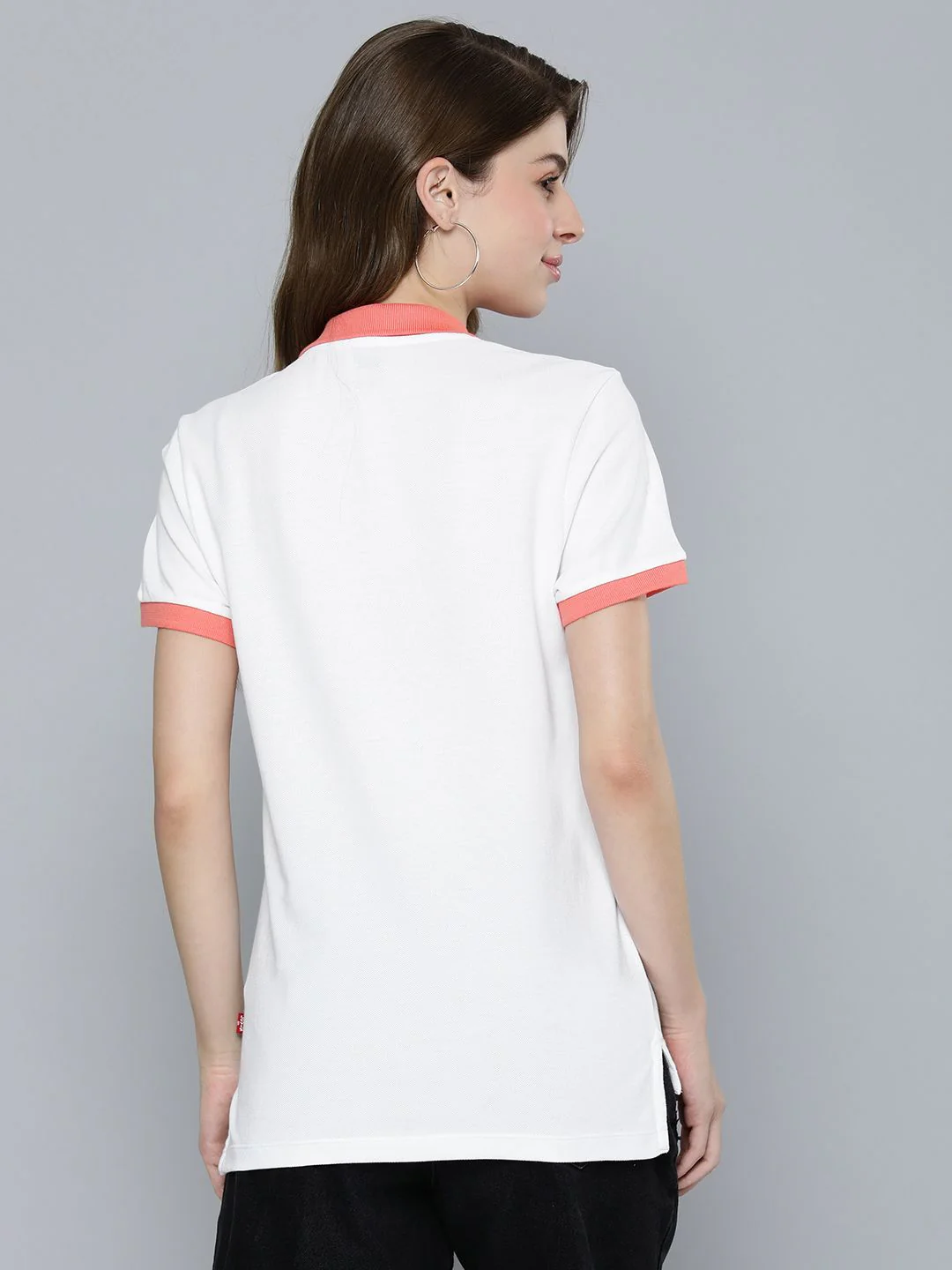 Women's Solid Polo T-shirt - Image 4