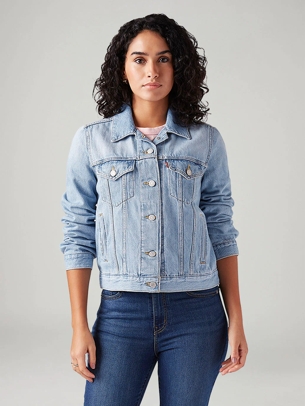 Women's Solid Regular Fit Jacket - Image 2