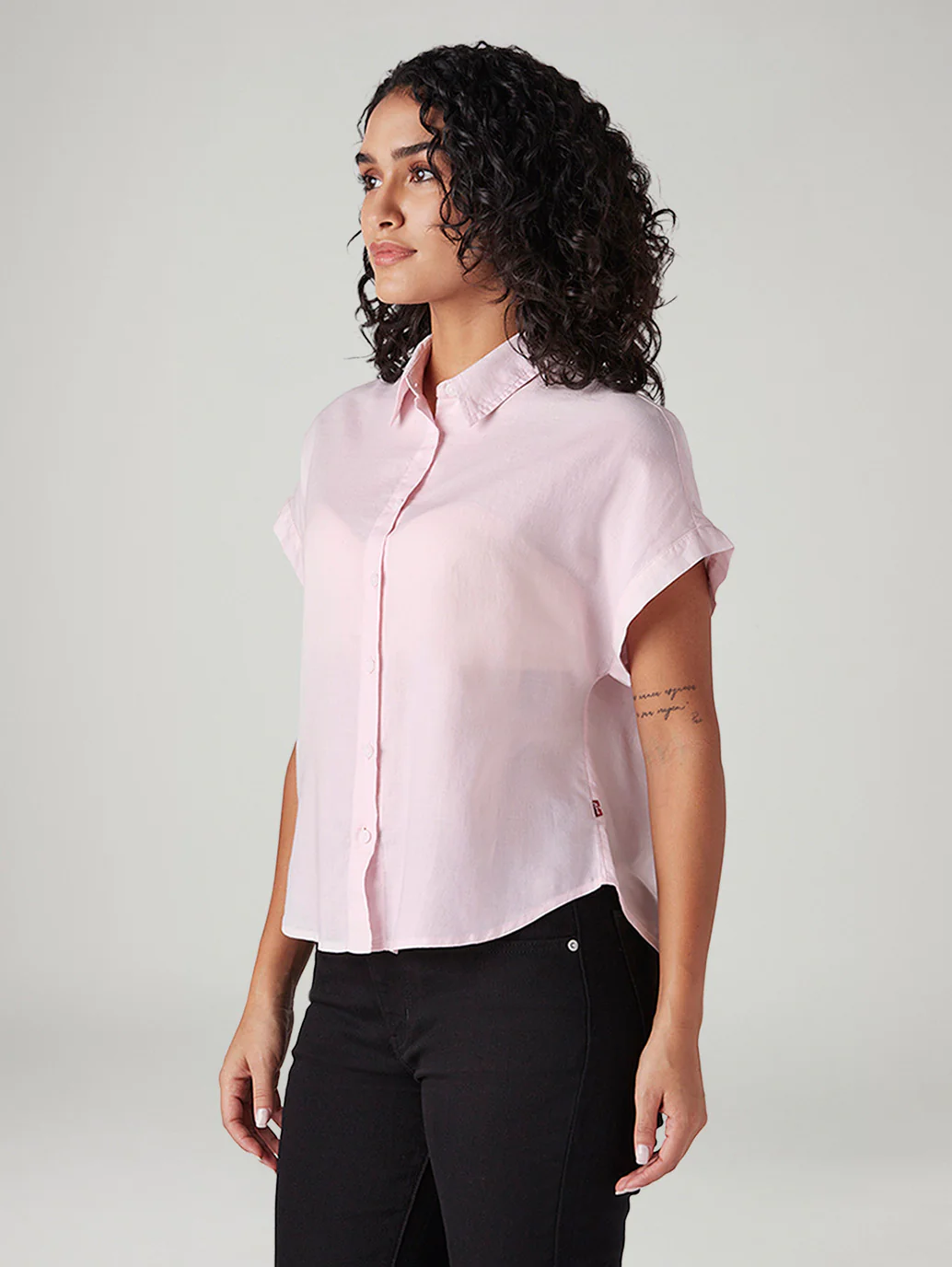 Women's Solid Regular Fit Shirt - Image 5