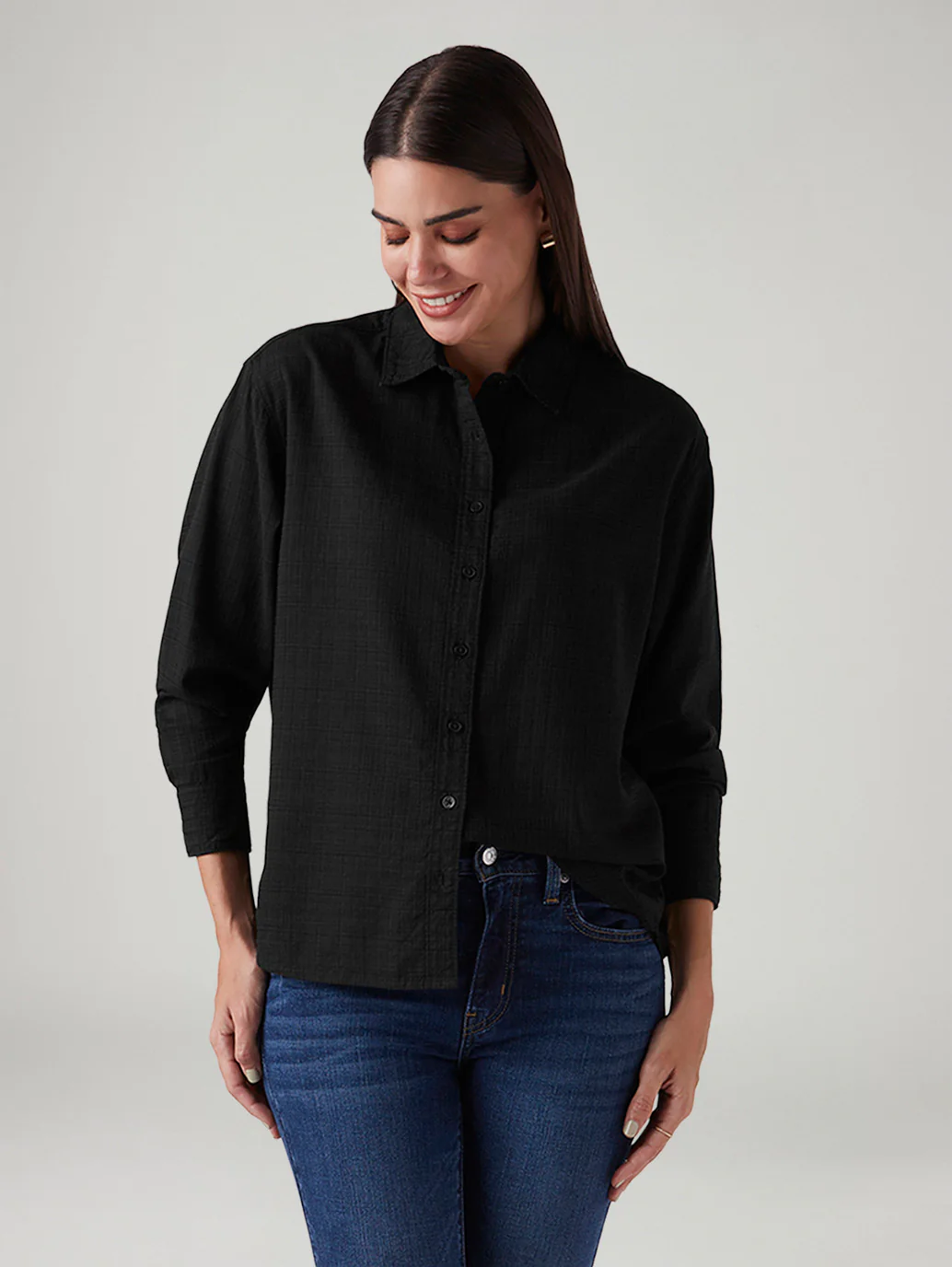 Women's Solid Relaxed Fit Shirt