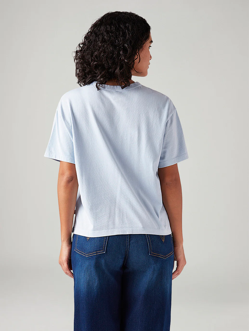 Women's Solid Relaxed Fit T-Shirt - Image 2