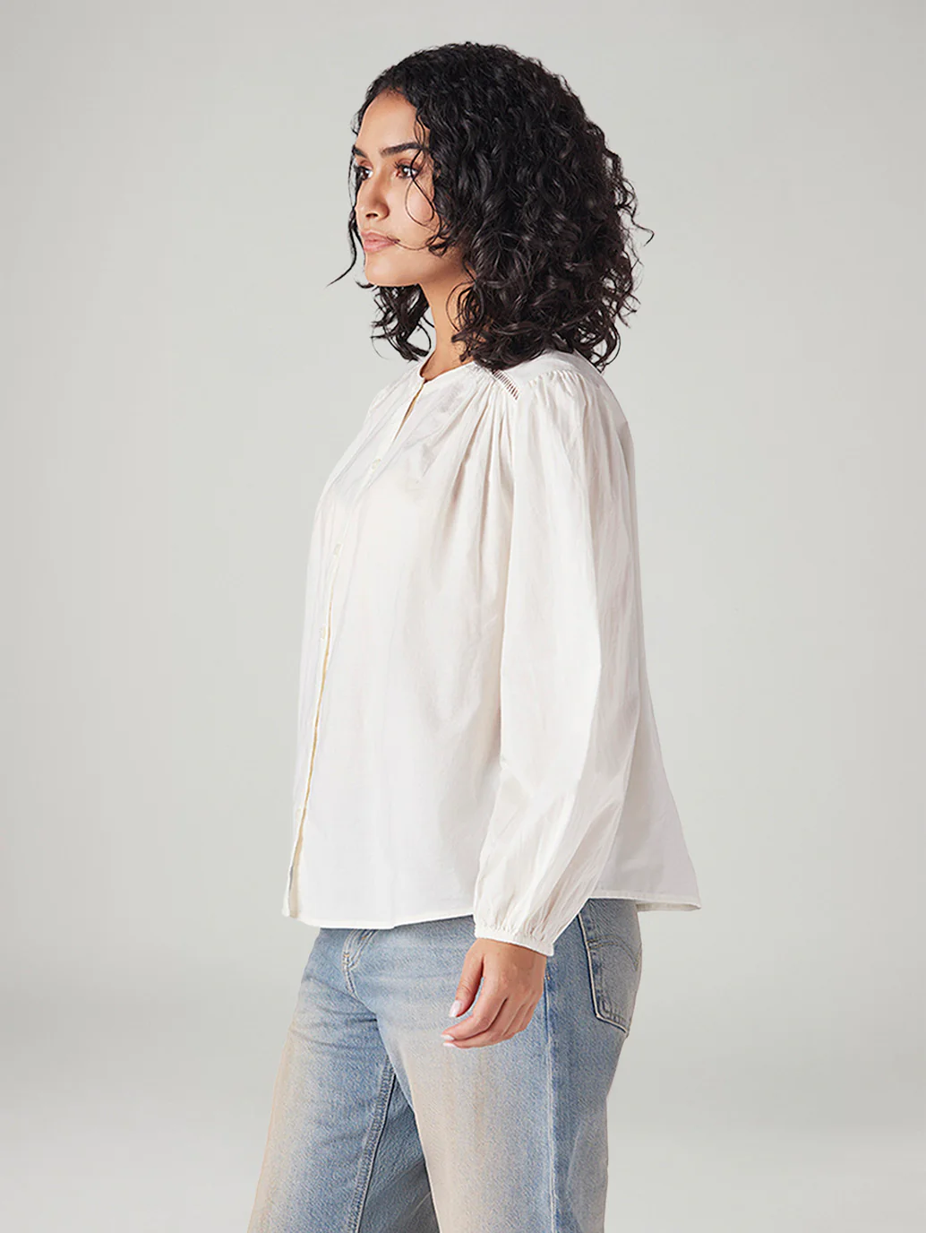 Women's Solid Relaxed Fit Top - Image 5